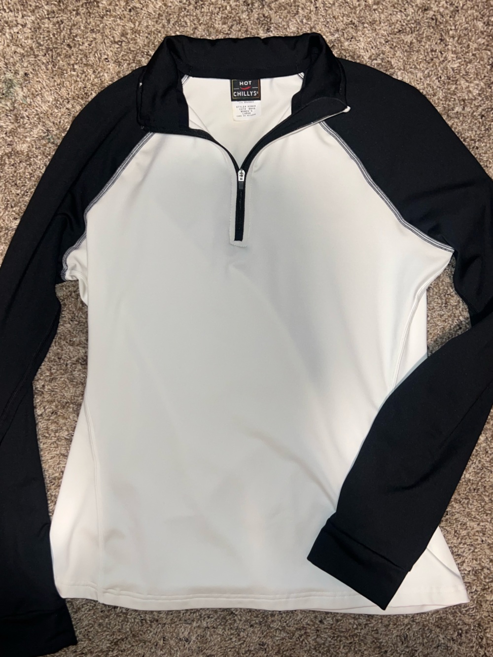 Hot Chilly’s Cycling Biking Women’s Long Sleeve Quarter-Zip Top